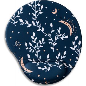 Tapis De Souris Ergonomique Avec Repose-Poignet Et Base Antidérapante En Polyuréthane, Pour La Maison, Le Bureau, Les Jeux, Le Travail, Les Ordinateurs Portables, Soulage La Douleur Avec Base - Neuf