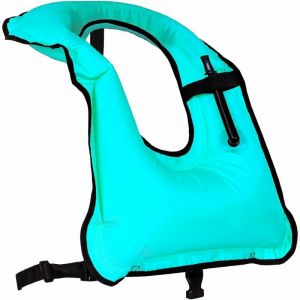 Gilet De Sauvetage Gonflable Unisexe Pour La Plongée En Toute Sécurité (Bleu) - Neuf