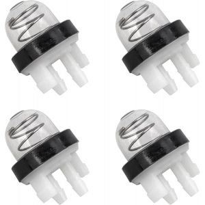 ChenQuanSarl-4 Pcs Ampoule D'Amorce D'Huile Ampoules Carburateur Pompe Ampoule Carburant Tondeuse Gazon Tron&ccedil;onneuses Soufflantes Compatible Ts410 & Ts420 Souffleur Br350 Br430 Sr430 Sr440 (A) - Neuf