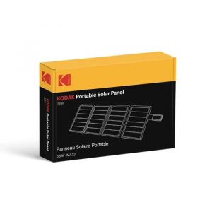 KODAK Pocket Power 170W + Panneau Solaire 36W &iquest; Station d&iquest;&eacute;nergie portable 25000mAh pliable en 4 - USB-A & USB-C et Chargeur iWatch - Neuf