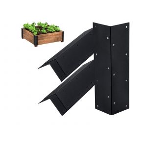 Supports d'angle pour potager sur&eacute;lev&eacute; avec vis - Lot de 4 - Neuf