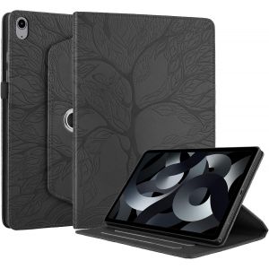 Coque Pour Ipad 11ème Génération 11 Pouces 2025 (A16), Ipad 10ème Génération 10.9 Pouces 2022 Étui Support Rotatif À 360 Degrés Pu Cuir Housse De Protection Avec Porte-Pencil Noir - Neuf