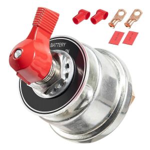 12 Interrupteur d'isolement de coupure d'alimentation de batterie principale 24V avec plaque frontale - Neuf