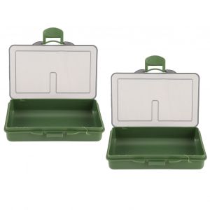 BoîTe à Gadgets Pour HameçOn De PêChe, 2 PièCes, Mini BoîTe De Rangement En Pp, éTui Pour Accessoires De MatéRiel De PêChe, 1 Compartiment - Neuf