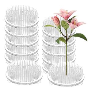 Lot de 12 grenouilles en plastique pour arrangements floraux - Neuf