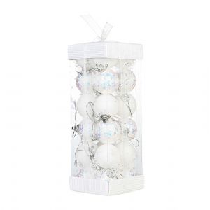 Boule de no&euml;l des pendentifs pour la d&eacute;coration d'arbre en mati&egrave;re plastique transparente - Neuf