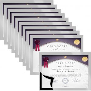 Cadre Autocollant avec Fermeture Magn&eacute;tique 10PCS Cadres Adh&eacute;sifs Muraux Blanc A5 CadreAdh&eacute;sif Magn&eacute;tique Adh&eacute;sif Affiche Cadre D'affichage A5 Cadre Magn&eacute;tique Auto-Adh&eacute;sif Bureau, &Eacute;cole - Neuf