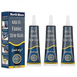1-3pcs Point Liquide Tissu Multi-Usage Adhérer Rapidement Tack Sec Coudre Colle Jeans Vêtements Cuir - Neuf