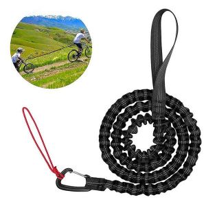 Corde De Remorquage Pour V&eacute;lo Pour Enfants &iquest; Corde De Remorquage &Eacute;lastique Durable Pour Des Balades En Famille En Toute S&eacute;curit&eacute;, Longueur R&eacute;glable De 1,7 M &Agrave; 3 M, S&eacute;curit&eacute; R&eacute;fl&eacute;chissante, Installation Facile - Neuf