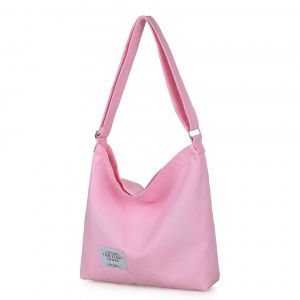 Sac à bandoulière pour femme (rose), sacs à bandoulière pour femme, sac à bandoulière en toile pour femme, sacs en toile multifonctionnels, sac cabas - Neuf