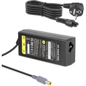 acdsgd-20V 3.25A 65W Chargeur pour Ordinateur Portable Lenovo Thinkpad, Adaptateur pour Thinkpad Sl410 SL500 R60 R61 T400 T410 X230 X301 Edge 11 13 14 15 E220S E420, 7.9x5.5mm - Neuf