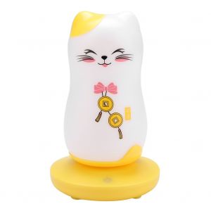 Hjlian Veilleuse Led Rechargeable Par Usb Pour Chambre D'enfant (Jaune) - Neuf
