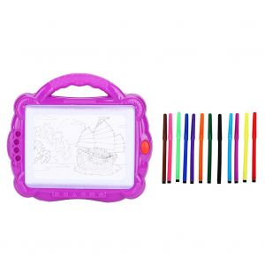 Planche A Dessin Portable Pour Enfants, Eclairage Electrique, Planche A Peinture Pour Enfants, Jouet Cadeau (Violet) - Neuf