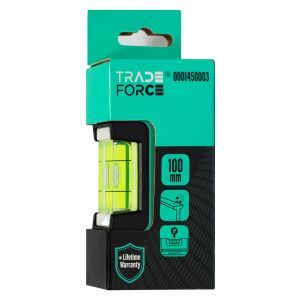 Mini-niveau &agrave; bulle aimant&eacute; professionnel TradeForce - Neuf