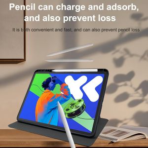 Cover Pour Honor Pad X8A Coque,Case Avec Emplacement Pour Stylo/Support Pivotant &Agrave; 360&deg; Cuir Pu + Acrylique Transparent Coque Pour Honor Pad X8A 11"" (2024) Case - Neuf