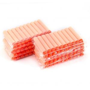 10pcs Gun Soft Recharge Bullets Fl&eacute;chettes T&ecirc;te Ronde Blasters Pour Jouet - Neuf