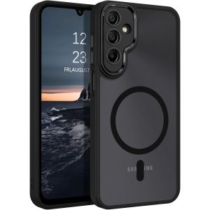 Kal-Coque Pour Samsung A05s 4g, Compatible Avec Magsafe, Magnétique Etui Translucide Mat Arrière Housse Fine Protection Caméra Antichoc Anti-Rayures Case Pour Samsung A05s 4g 6.7"", Noir - Neuf