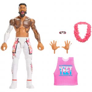 WWE -&Eacute;lite Jey Uso-Figurine 15 cm avec accessoires S&eacute;rie 124 - Neuf