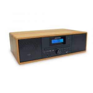 Micro-chaîne stéréo effet bois - Neuf