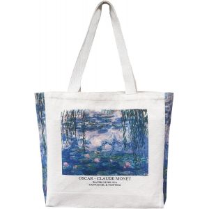 RFCBC-Sac Tissu, Tote Bag, Sac Toile, Sacs de Courses et Cabas, Sac en Toile de Jute, Sac Fourre Tout,Sac courses, Sac Jute Extra Large, Sac en Tissu Imprimé pour Femme,le Shopping, L'école - Neuf