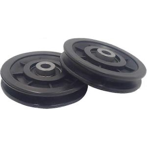 Poulie En Nylon De Roulement De 90 Mm,Poulie De Musculation,Roue Universelle Pour Machine À Câble,Équipement De Gymnastique,Porte De Garage,Poulie De Porte Coulissante - Neuf