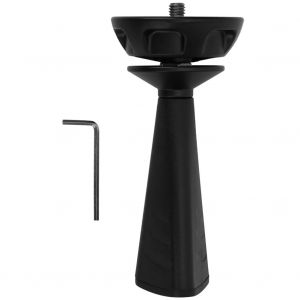 Adaptateur universel MYT807 en alliage d'aluminium pour bol plat de 75 mm pour trepied a rotule fluide, appareil photo reflex numerique et camescope - Neuf