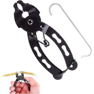 2 Pièces Pince Chaine Velo,Noir Demonte Chaine Velo,Pince À Chaîne Antivol Outil,Bike Checker Crank Tool,Lien De Vélo Pince,Tensioner Pinces D'outils Repair Kit Pour Attache Maillo Rapide Chaine Velo - Neuf