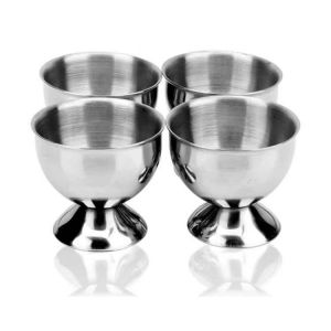 Plateau À ?ufs En Acier Inoxydable, 4 Pièces, Coquetier, Coquetier De Canard, Coquetier, Petit-Déjeuner, Ustensiles De Cuisine Pour Le Dîner - Neuf