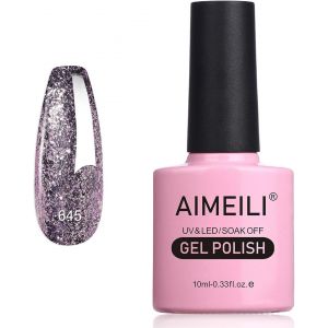 Vernis Gel Semi Permanent Paillettes De Platine, Sparkly Shiny Vernis &Agrave; Ongles Gel M&eacute;tallique Uv Led Nail Art Manucure Sans Hema Longue Dur&eacute;e 10ml&iquest;645&iquest; - Neuf