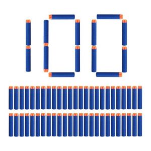 Fl&eacute;chettes En Mousse Nerf N-Strike Elite - Lot De 100, Fl&eacute;chettes De S&eacute;curit&eacute; Bleues De 7,2 Cm Pour Un Plaisir Sans Fin Et Une Compatibilit&eacute; Avec Les Blasters Nerf - Neuf