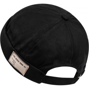 Kalanka-Casquette Docker Coton Bonnet Docker Unique Street Décontracté Brimless Chapeau Beanie Baseball Cap Fisherman Beanie Watch Hat - Neuf