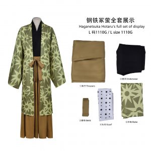 Demon Slayer : Lame Des Démons Steel Firefly Cosplay Yin-Yang Cosplay Swordsmith Kimono De Style Japonais - Neuf