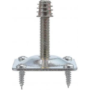 Lot De 4 Plaques De Fixation Pour Pieds De Meubles En Quincaillerie Pour Fixation 49 X 49 X 2 Mm A - Neuf