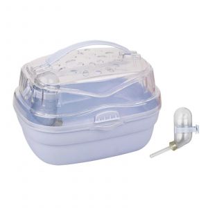 Lapin Sortant De La Cage Pet Carrier Douteuse Avec Un Couvercle De Boîte En Plastique Étui De Portable Étui De Voyage Pour Hamster Bleu - Neuf