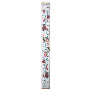 H Canvas Growth Chart pour Enfant -Décoration murale unisexe de chambre d'enfant- Mesure - Neuf