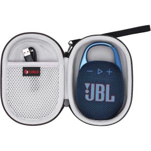 KALANKA-Etui Sac de Voyage pour Compatible Enceinte Bluetooth jbl Clip 5 jbl Clip 4 soundcore Select 4 go Haut-Parleur Protection déplacements Housse (Gray) - Neuf