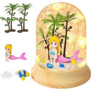 Kalanka-Cadeaux Pour Filles De 3 À 12 Ans, Faites Votre Propre Veilleuse Sirène, Cadeaux À Faire Soi-Même Pour Enfants, Arts Et Travaux Manuels Pour Filles, Cadeaux D'anniversaire - Neuf