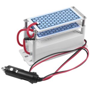 G&eacute;n&eacute;rateur d'ozone Voiture 12V 10G Portable Plaque En C&eacute;ramique Purificateur St&eacute;rilisateur Voiture Ozone Ozoniseur Odeur - Neuf