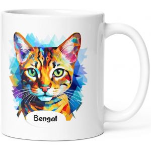 Eryi-Mug Chat Begal Tasse Message Humour Drôle Race Animaux. Idée Cadeau Original Et Beau Ami Homme Femme Enfant Collègue Pour Anniversaire Noël. Céramique 325ml - Neuf