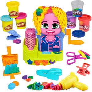 ERYI-Salon De Coiffure, Coffret Avec 6 Pots De Pâte À Modeler, Pour Filles Et Garçons Dès 3 Ans - Neuf