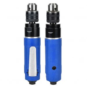 Perceuse pneumatique droite a poignee industrielle de 3/8 po pour l'entretien des meubles (bleu) - Neuf