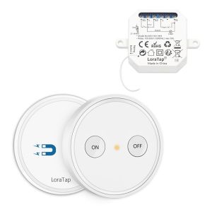 Kit Interrupteur Sans Fil, Va Et Vient Parallèle, Récepteur 2500W, Portée 200M, Emetteur Radio 868Mhz, 10 Ans Autonomie, Commande À Distance Mural Avec Télécommande On/Off Pour Ecl[MAT790952] - Neuf