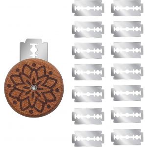 Lame A Pain,Couteau &Agrave; Pain,Boulanger Slashing Outil,Lame Boulanger Pour Diy Graver Des Motifs De Pain P&acirc;te Outil De Coupe De Pain Motif De Lys (15 Lames) - Neuf