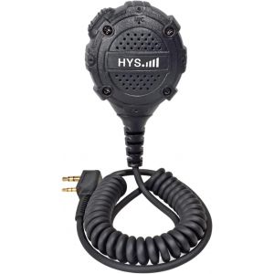 Microphone haut-parleur portable pour talkie-walkie, microphone d'&eacute;paule &agrave; 2 broches compatible avec UV-5R 5RA 5REPLUS Kenwood Accessoires radio bidirectionnels - Neuf