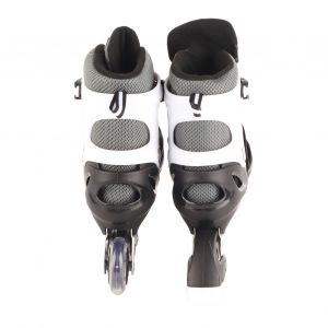 1 Paire De Patins A Roulettes Noirs Pour Enfants, Protection A 3 Couches, Verrouillage Simple, Clignotant - Neuf