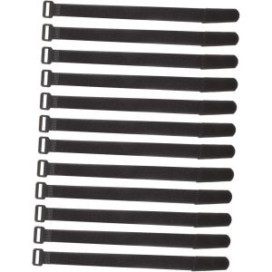 Kal-24 Pièces Accessoires De Sangle De Vélo Boucle De Corde En Nylon Noir - Neuf