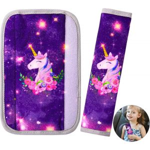 Subzonal-Voiture Protège Ceinture De Sécurité Coussin Bébé Enfants Epaule Coussin Coussin De Nuque Repose Nuque Housse Accessoires,2pcs - Neuf