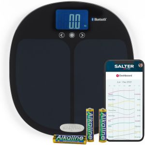 9192 Bk3R Balance De Salle De Bain &iquest; Bluetooth P&egrave;se-Personne Imp&eacute;dancem&egrave;tre, Poids Corporel/Graisse/Eau, Masse Musculaire/Osseuse, Imc/Bmr, 8 Utilisateurs, Connectez-Vous Avec Health App - Neuf