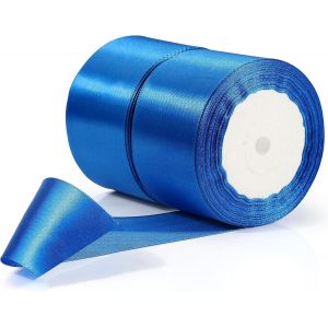 Ruban Cadeau De 50 Mm De Large-Bleu Roi-46 M-En Tissu Bleu Roi-Pour Mariage,Baptême,Anniversaire,Emballage Cadeau-Décoration De Table De Noël - Neuf