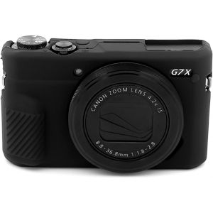 G7X2 &Eacute;tui de protection pour appareil photo Canon PowerShot G7X Mark II DSRL, Noir, Housse de protection l&eacute;g&egrave;re - Neuf